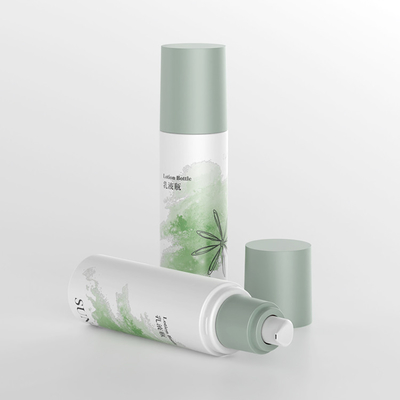 Beauty Custom Single Wall Green Cosmetic Serum Lotion chai 120ml Với máy pha