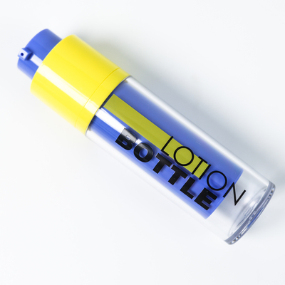 Thời trang 15ml 30ml 50ml Cosmetic Rotating Bottle For Skincare Packaging with Screen Print