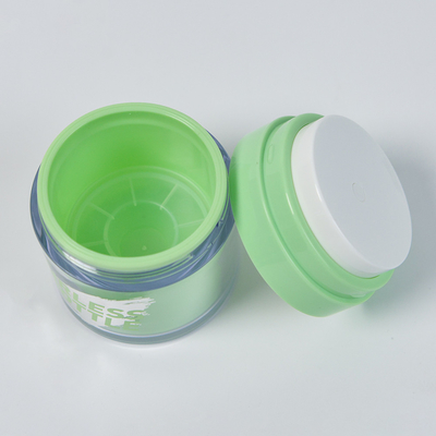 chai PET rỗng chai bơm không khí cho vật liệu PP tùy chỉnh chứa kem cơ thể có thể nạp lại
