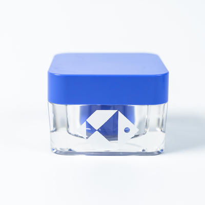 Thùng kem da mặt hình vuông 30g 50g Acrylic Square với in chuyên nghiệp