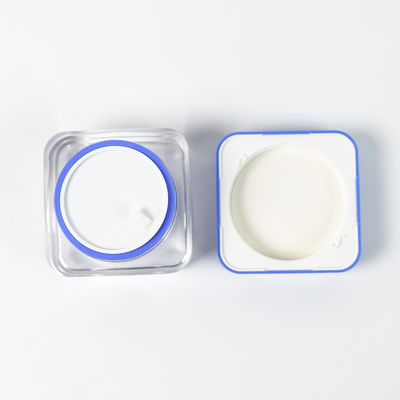 Thùng kem da mặt hình vuông 30g 50g Acrylic Square với in chuyên nghiệp