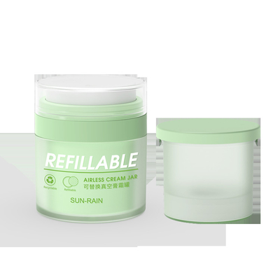 Dòng mẫu miễn phí 50ml Nạp lại bình bơm không khí cho Lotion huyết thanh nền tảng