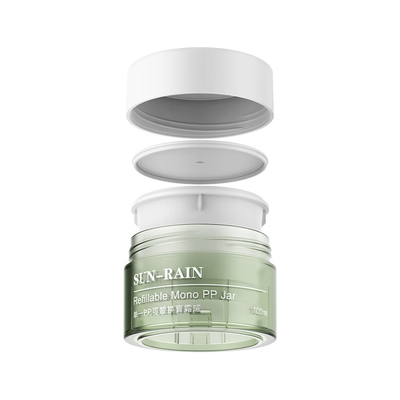 Nhựa PP kem mỹ phẩm bình nồi bình chứa 50ml 100ml 150ml 200ml