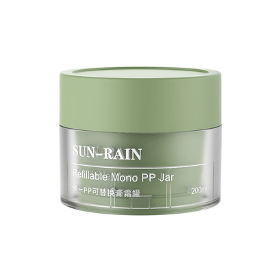 Nhựa PP kem mỹ phẩm bình nồi bình chứa 50ml 100ml 150ml 200ml