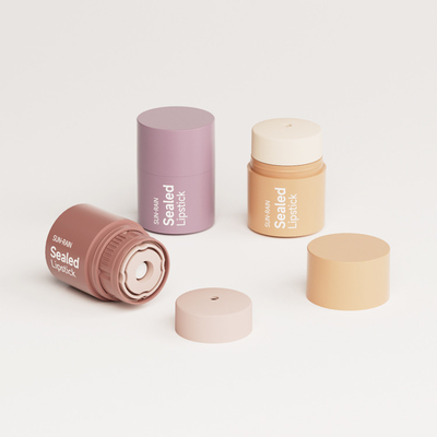Tùy chỉnh 15g Rotate Lip Gloss Lip Mask Lip Plastic Blush Stick Solid Balm Deodorant Tube Makeup Container