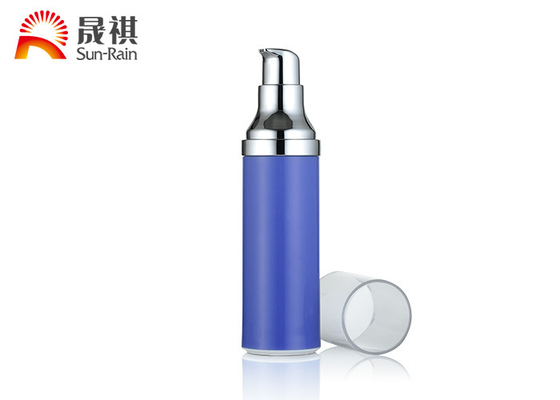 SR-2111A Chai PP Lotion tùy chỉnh màu xanh, Bình kem không khí 15ml 25ml 30ml